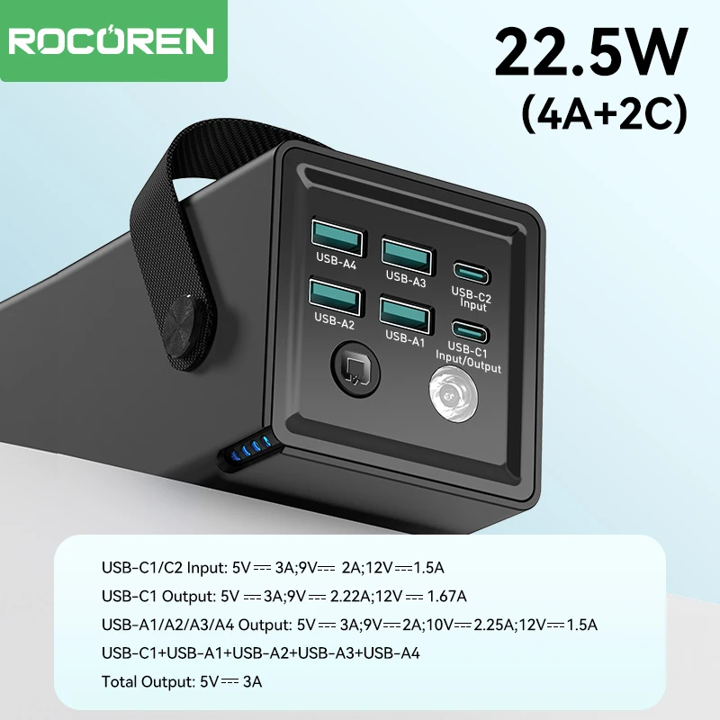 Rocoren 50000mAh 22.5W Power Bank Price in Bangladesh